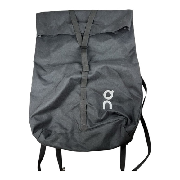 {EUC} On Running On Cloud Black Fold Down Lightweight Backpack Bag - Picture 3 of 6